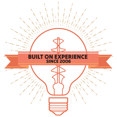 Built on Experience Since 2006 badge