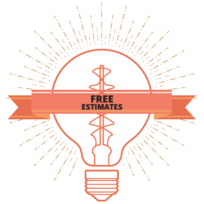 free estimates badge